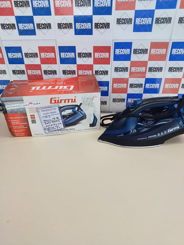 Girmi ST62 Plancha de Vapor 2800 W, Golpe de Vapor 140g/minuto, Capacidad 380cc, Antigoteo, Función Autolimpieza, Suela Acero Inoxidable